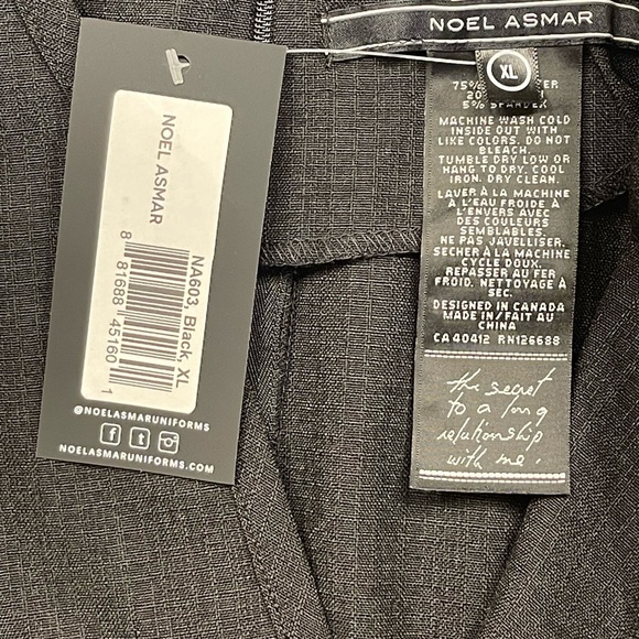 Women's Faux Linen Maya Tunic 
Black / XL - Picture 3 of 9